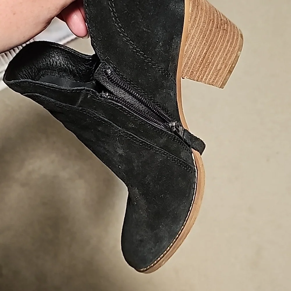 Sam Edelman Western booties 10 Mathia side zip & side stitching